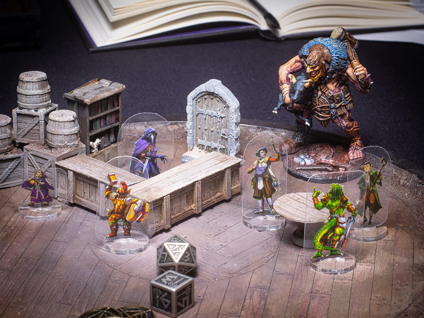 Arcknight Flat Plastic Pirates Miniatures – 62 High Seas D&D 5e & Pathfinder
