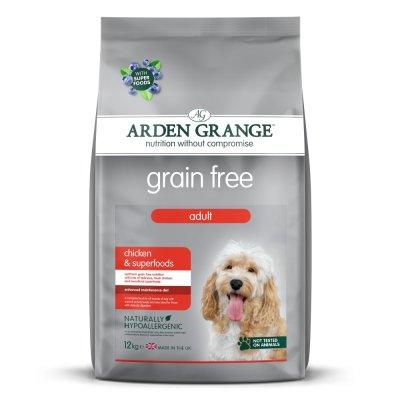 Arden Grange Adult Dog Grain Free Chicken & Superfoods, 12kg