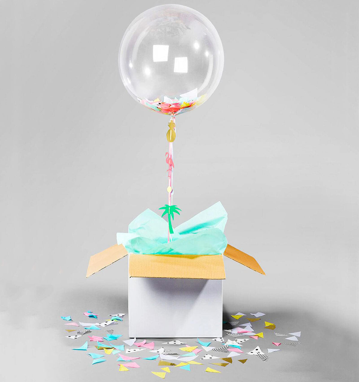 Aredpoook 36-Inch Bobo Balloons – 12-Pack Clear Bubble Balloons
