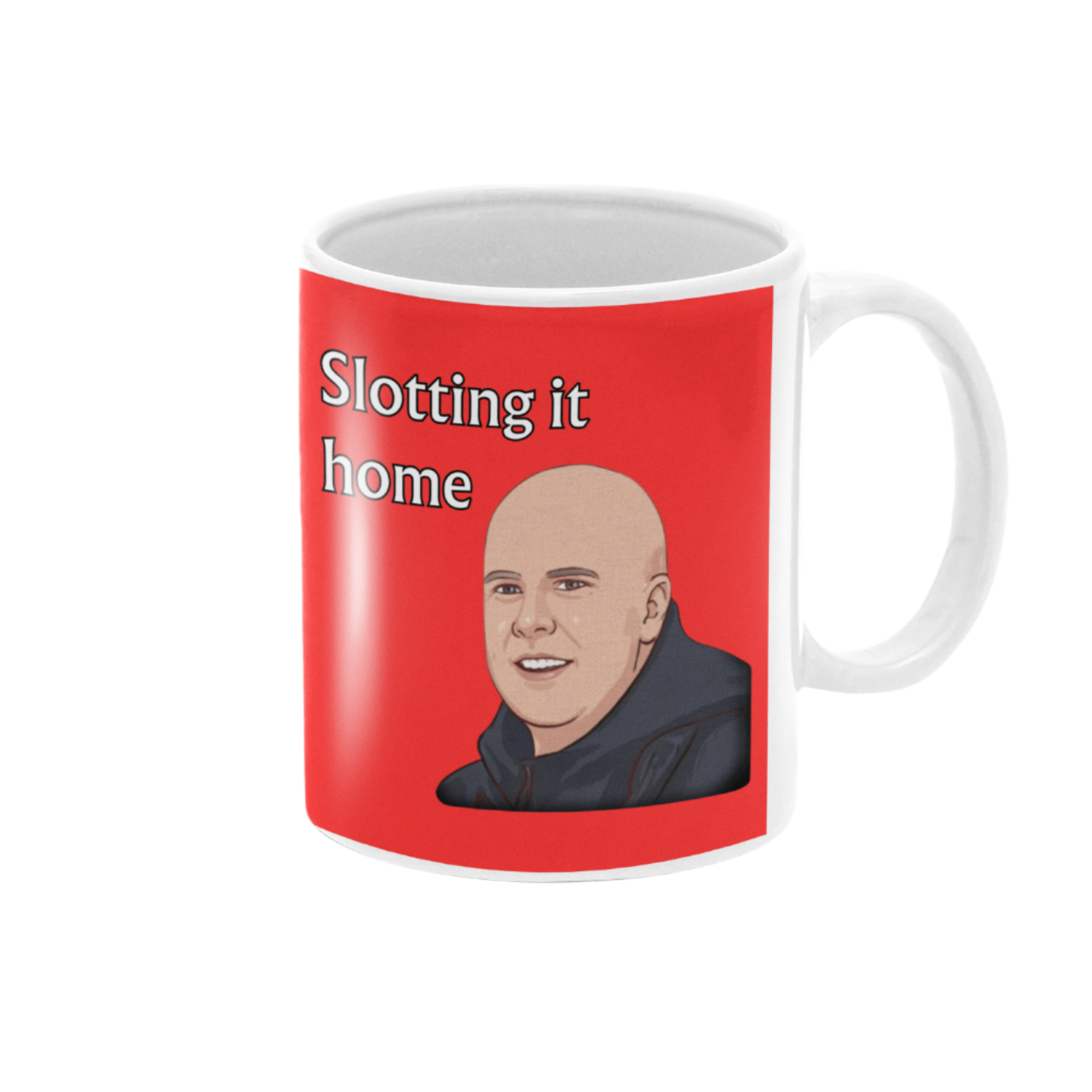Slotting It Home Arne Slot LFC Mug