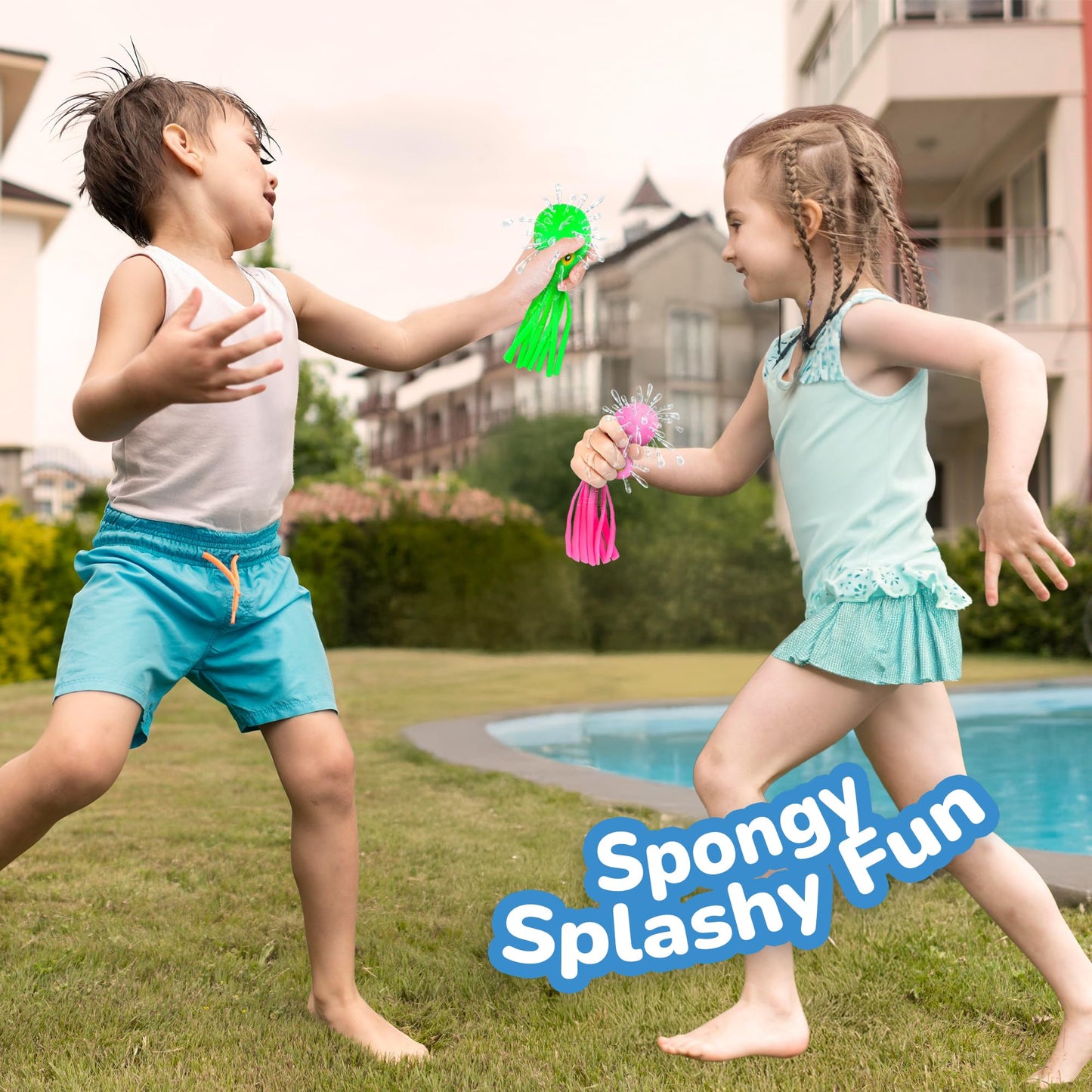 ArtCreativity Octopus Water Balls (6-Pack) – Bath & Pool Toys for Toddlers 3-5