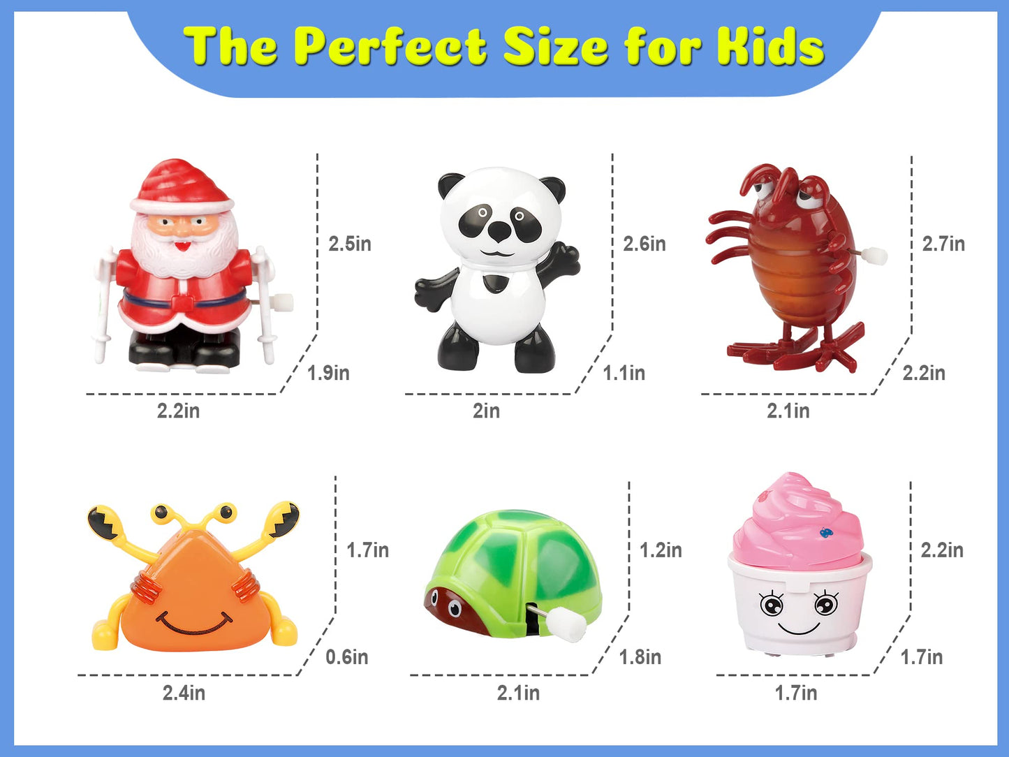 aruemp 28-Piece Assorted Wind-Up Toys for Kids | Clockwork Animals & Party Favors