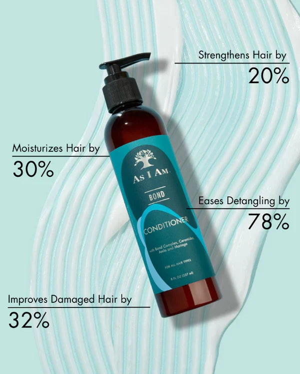 As I Am Bond Conditioner Strengthening Moisture for Damaged Hair 237 ml/8.0 oz
