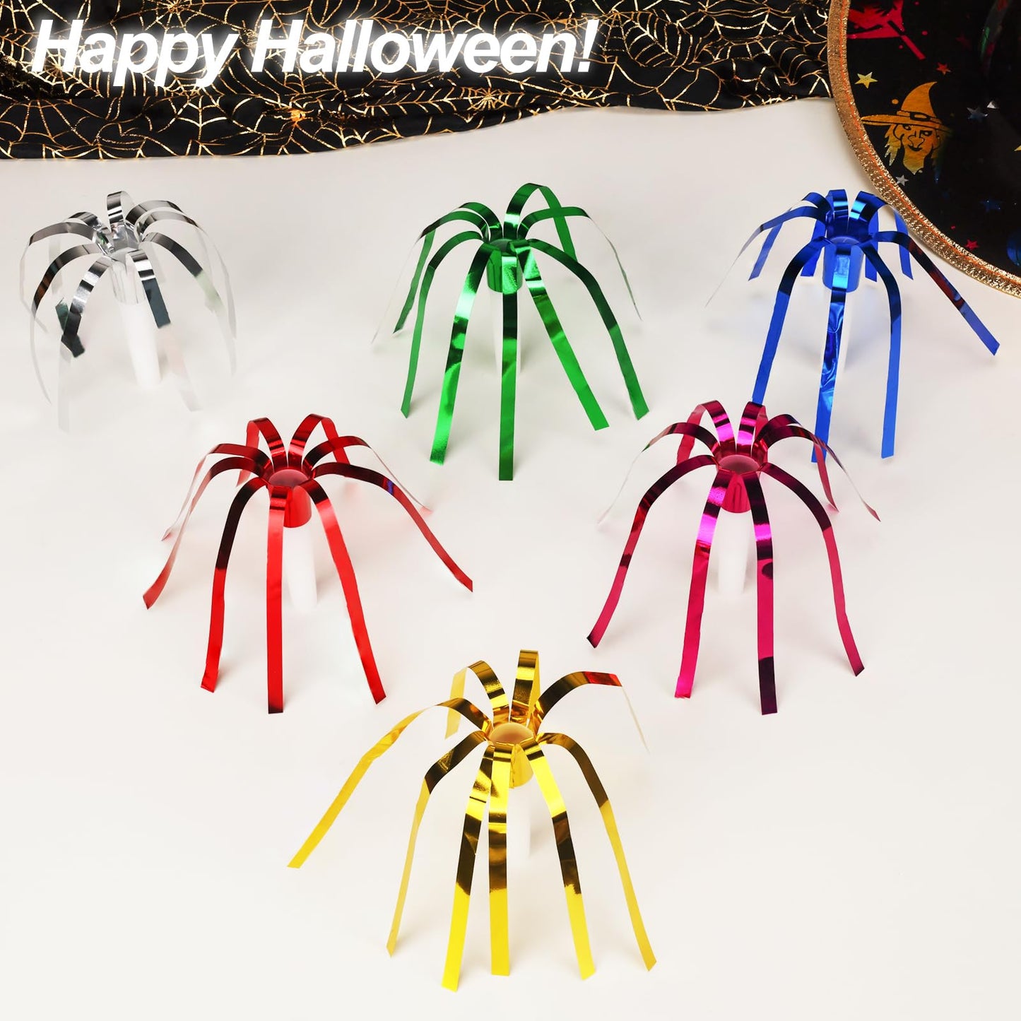 ATOPXiNG 24Pcs Glitter Fringe Party Blowers – Colorful Noise Makers for Birthday, Graduation & New Year