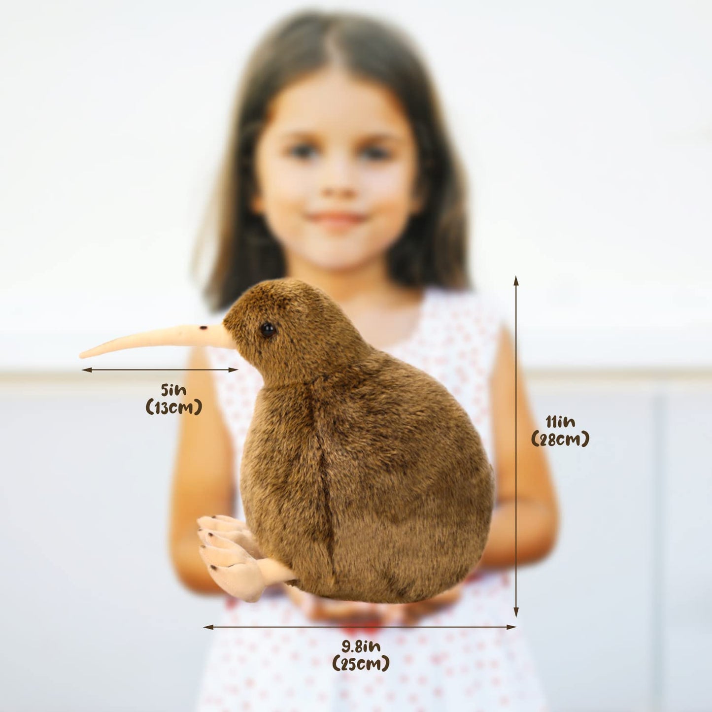 AULUDA Kiwi Bird Plush Toy - Soft 11in Cuddle Plush for All Ages