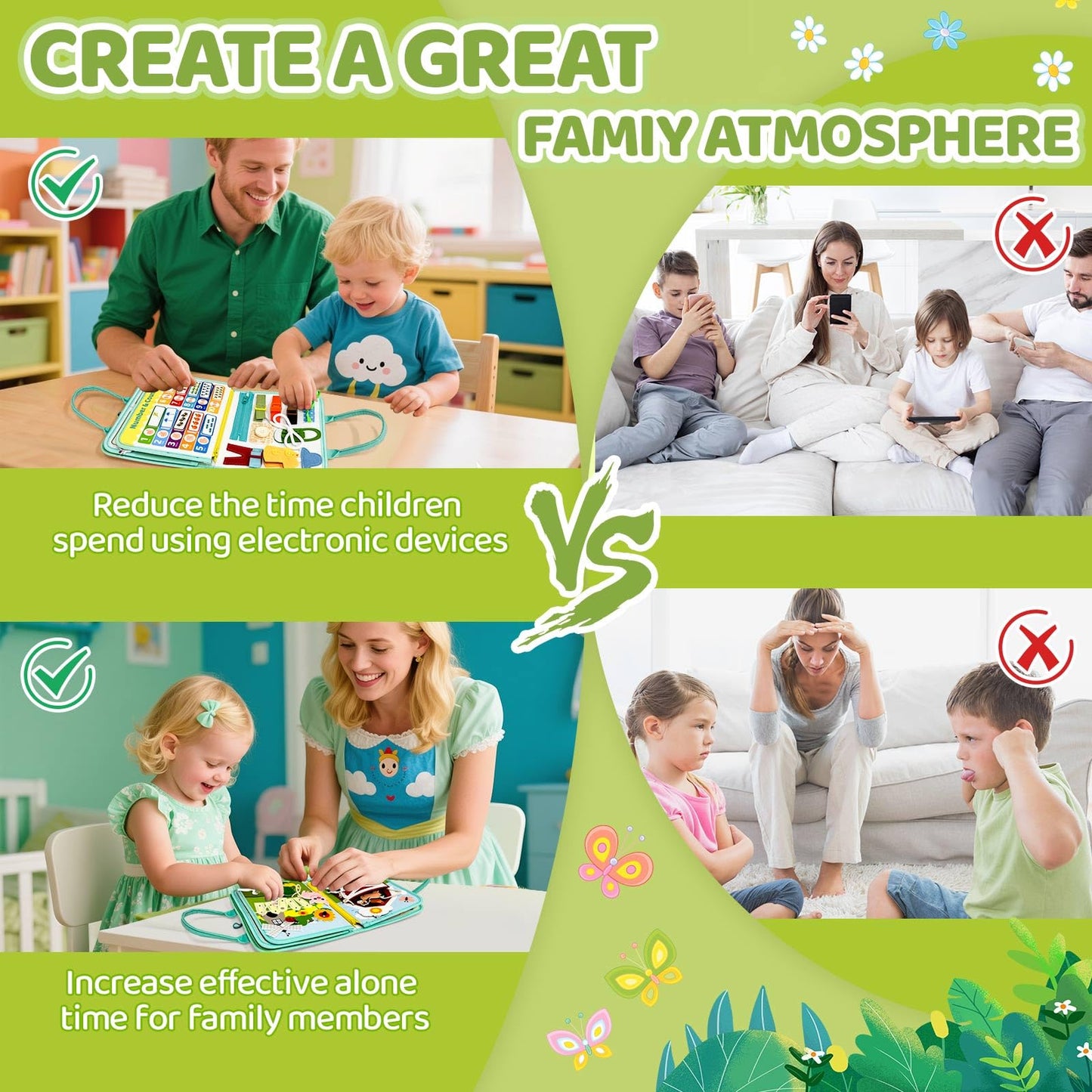 Aurasys Busy Book for Toddlers – Farm Montessori Travel Busy Board Gift