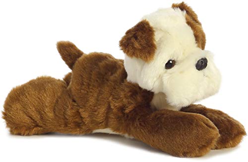 Aurora Adorable Mini Flopsie Semper Fi Bulldog Plush – 8 Inch Cuddle Toy for Kids & Families