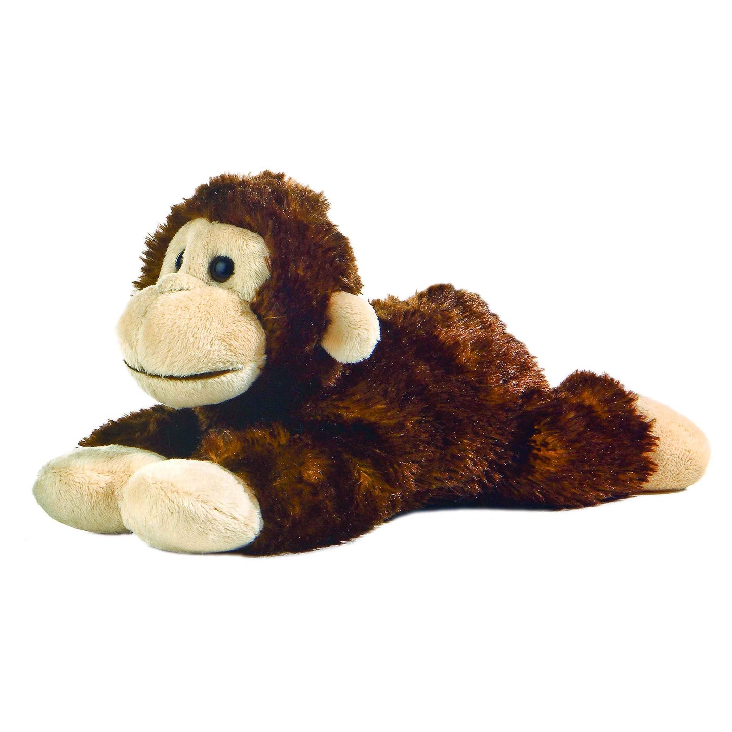 Aurora Adorable Mini Flopsie Cheki Chimp Plush Toy – 8-Inch Brown Mini Companion
