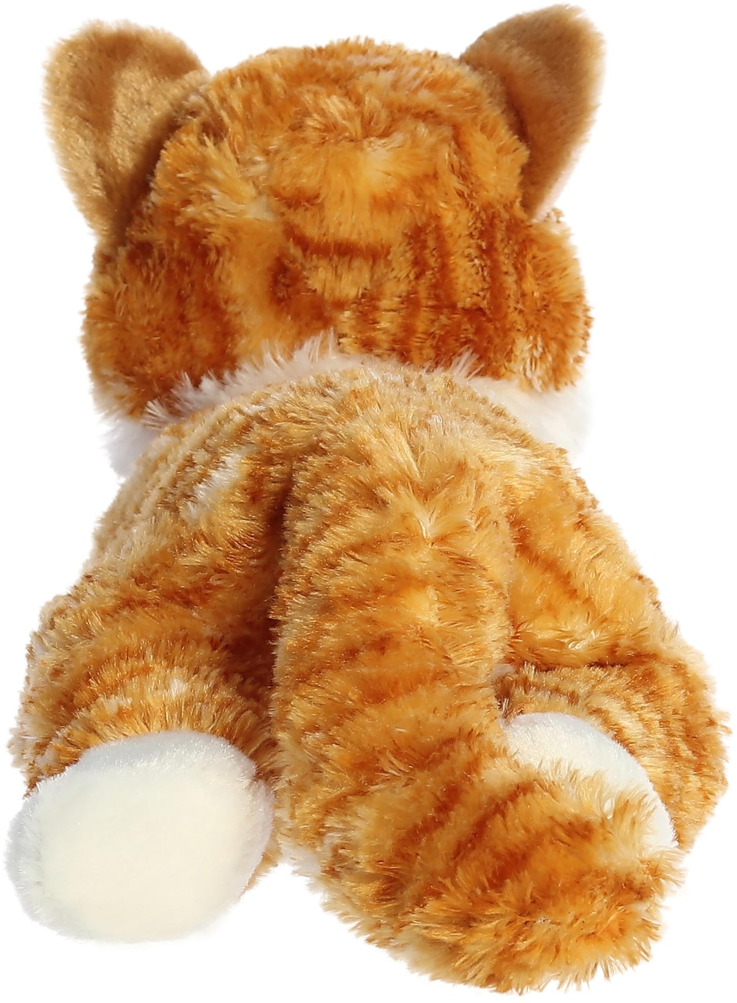 Aurora Chester Flopsie 12-Inch Orange Kitten Plush – Soft, Cuddly Stuffed Animal
