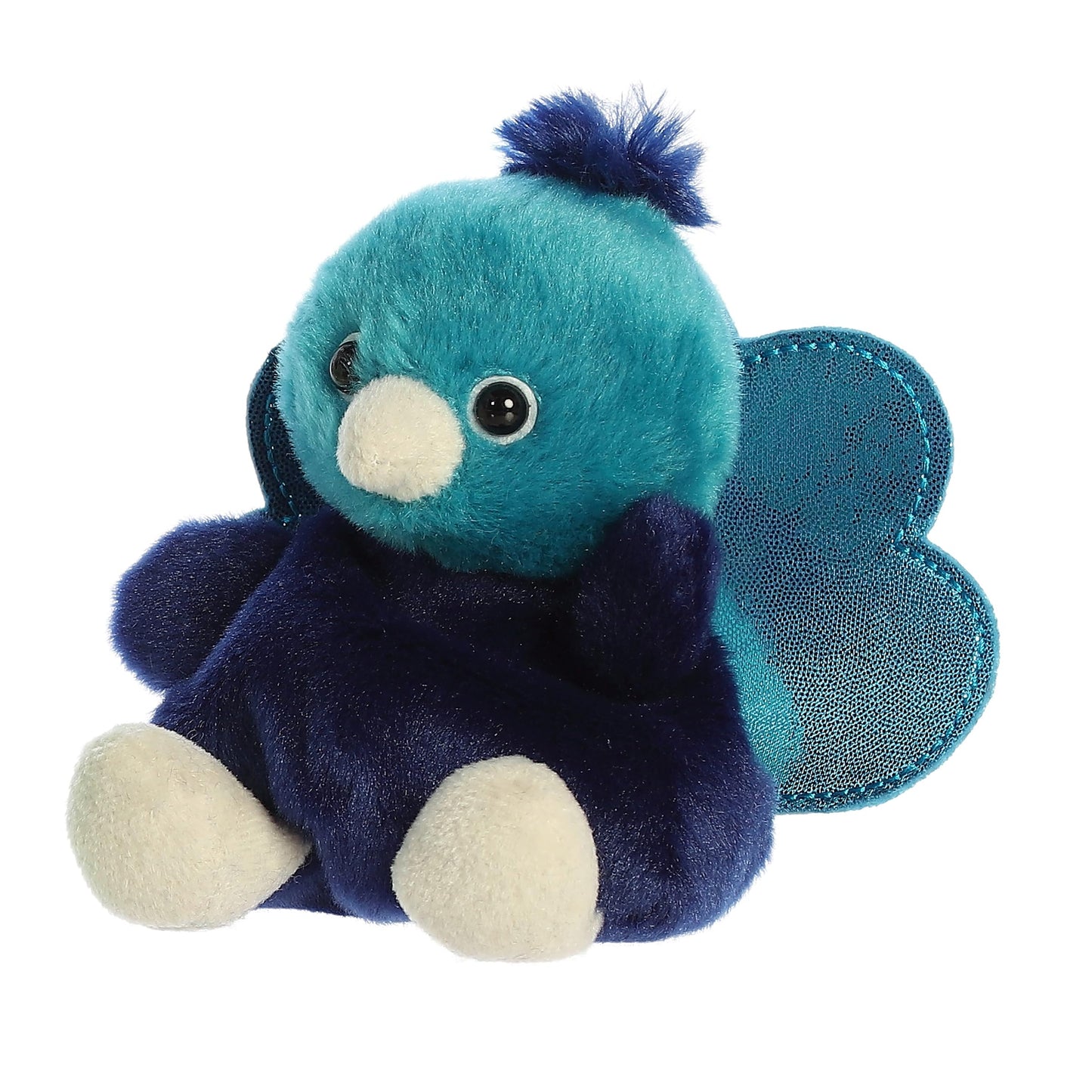 Aurora Adorable Palm Pals Elton Peacock Plush – 5-Inch Blue Collectible