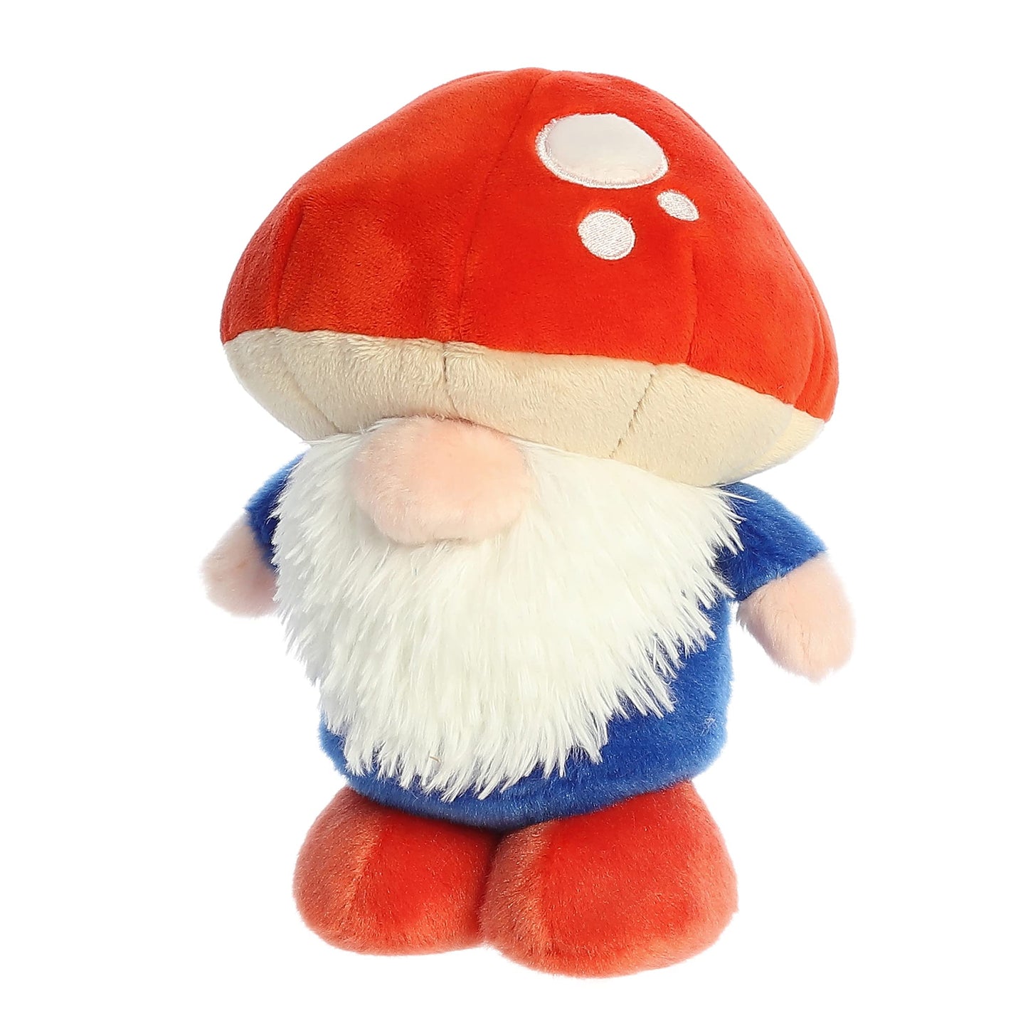 Aurora Gnomlinis Mushroom Gnome Plush — 8 Inch Red Decorative Toy