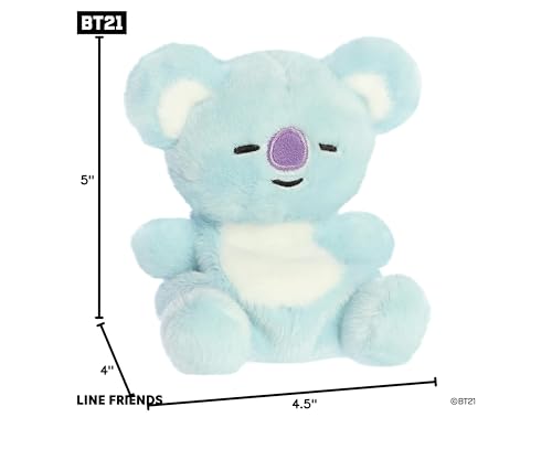 Aurora KOYA BT21 Palm Pals Plush - 5-Inch Blue KOYA Stuffed Animal
