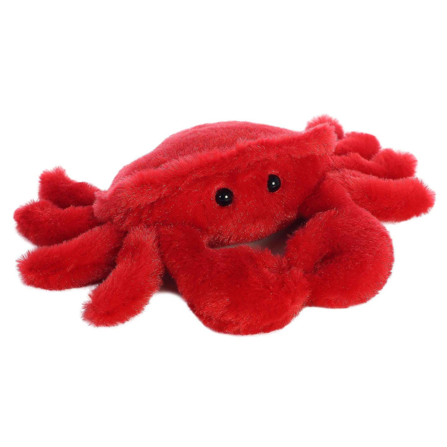 Aurora Adorable Mini Flopsie Crab Plush – 8-Inch Red Plush Toy