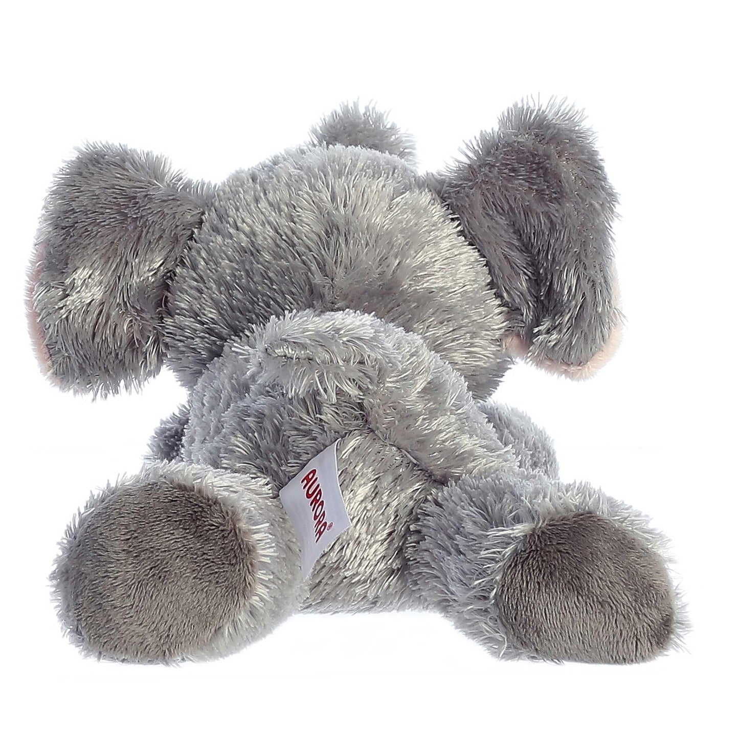 Aurora Mini Flopsie Ellie Plush Elephant — 8-Inch Gray