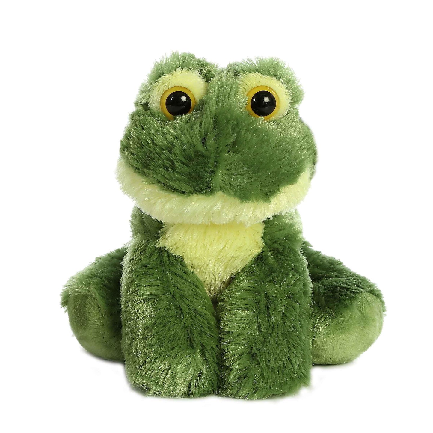 Aurora Adorable Mini Flopsie Frolick Frog Plush - 8-Inch Cuddly Toy for Kids & Families