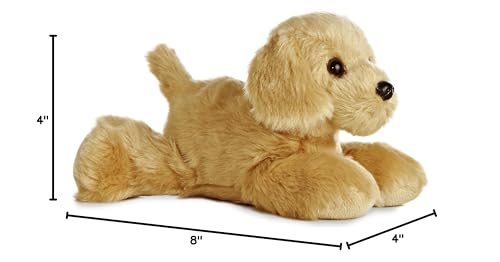 Aurora Mini Flopsie Golden Plush — 8-Inch Golden Retriever Stuffed Animal
