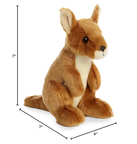 Aurora Adorable Mini Flopsie Kangaroo Plush — 7-Inch Cuddle Toy for All Ages