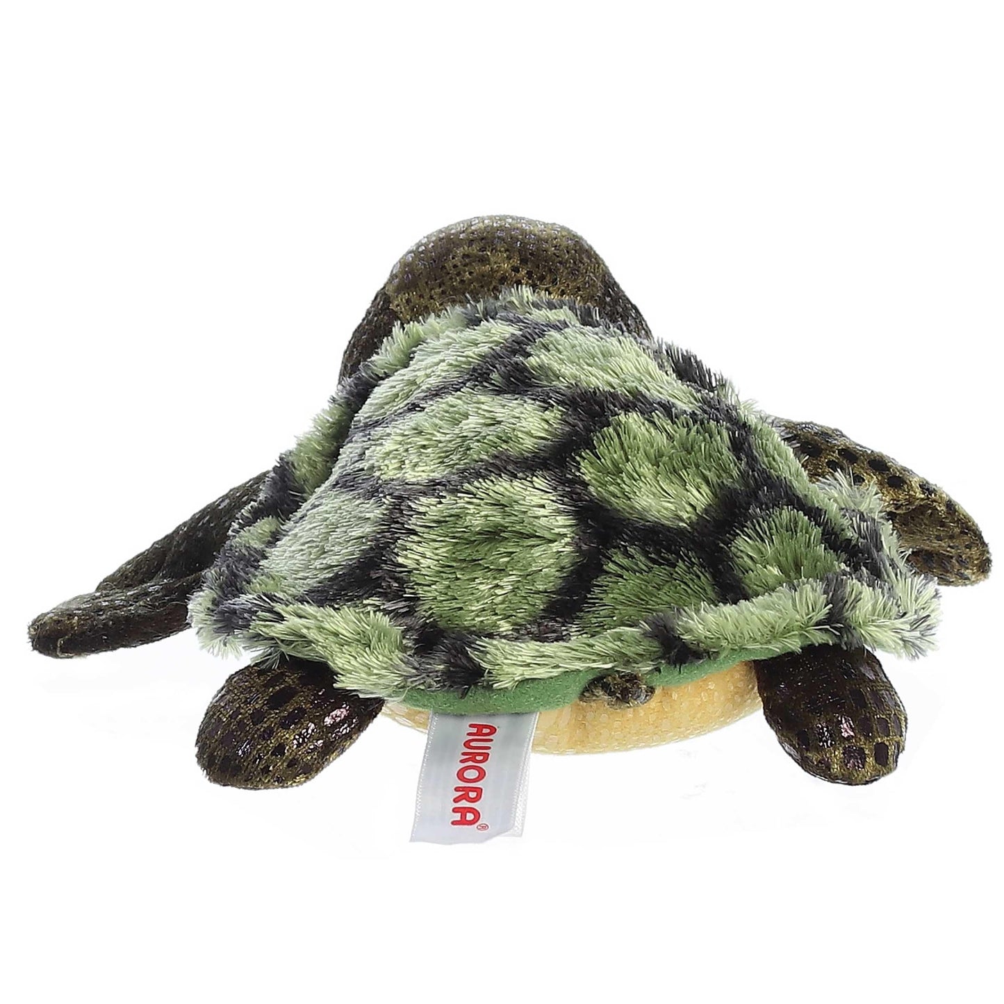 Aurora Adorable Mini Flopsie Splish-Splash Sea Turtle Plush - 7.5-Inch Green Cuddle Buddy
