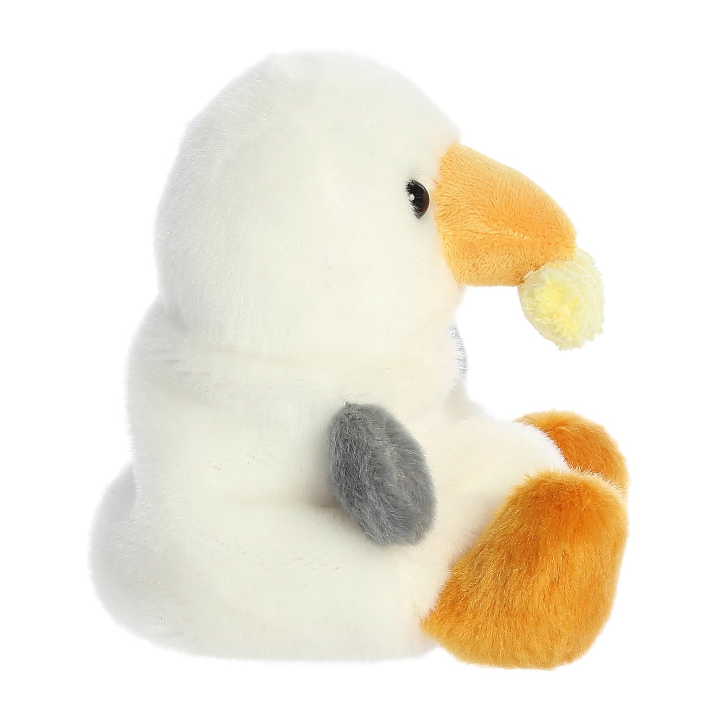 Aurora Palm Pals Buoy Seagull with Fry – 5-Inch Pocket-Sized Stuffed Animal