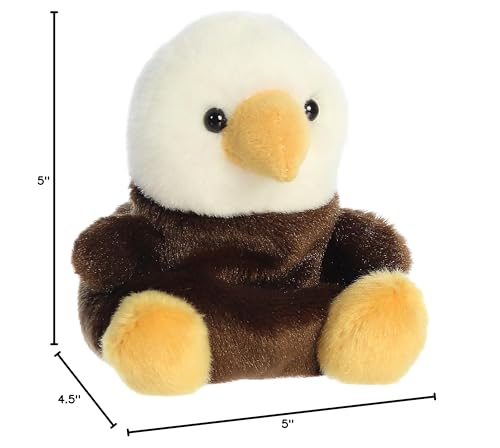 Aurora Adorable Palm Pals Murphy Bald Eagle Plush – 5-Inch Collectible Stuffed Animal