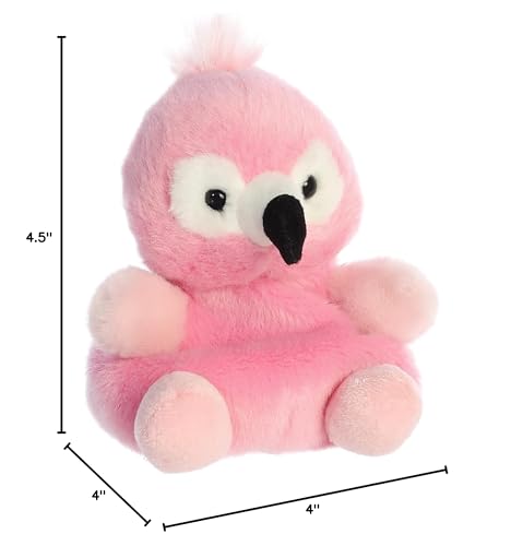 Aurora Palm Pals Pinky Flamingo Plush – 4.5-Inch Pink Flamingo Stuffed Animal