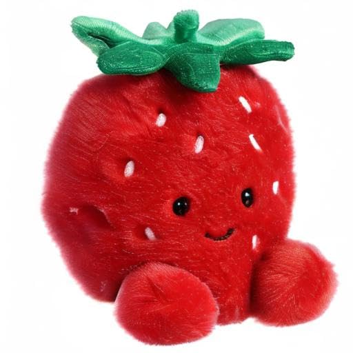 Aurora Juicy Strawberry Palm Pals Plush – 4.5-Inch Adorable Stuffed Animal
