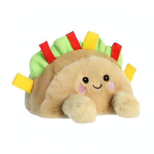 Aurora Adorable Palm Pals Fiesta Taco Plush – 5-Inch Brown Collectible Stuffed Animal