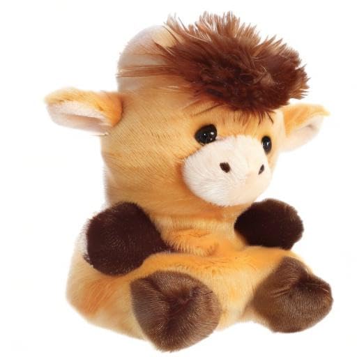 Aurora Adorable Palm Pals Hubert Highland Cow Plush – 5-Inch Pocket-Sized Collectible