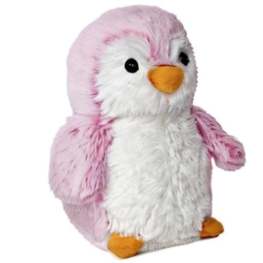 Aurora Pink & Blue Pom Pom Penguin 6-Inch Plush Bundle – 2-Pack with Fun Facts