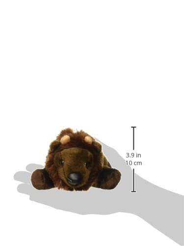 Aurora Adorable Mini Flopsie Plains Plush Bison – 8-Inch Brown Plush Toy