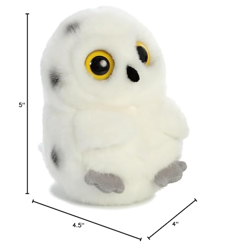 Aurora Playful Rolly Pet Hoot Owl Stuffed Animal — Compact 5in, On-The-Go Plush