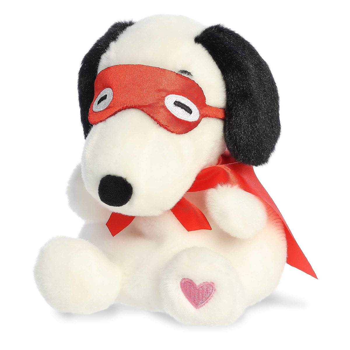 Aurora Adorable Peanuts Palm Pals Snoopy Kissing Bandit – 6-Inch Officially Licensed Plush