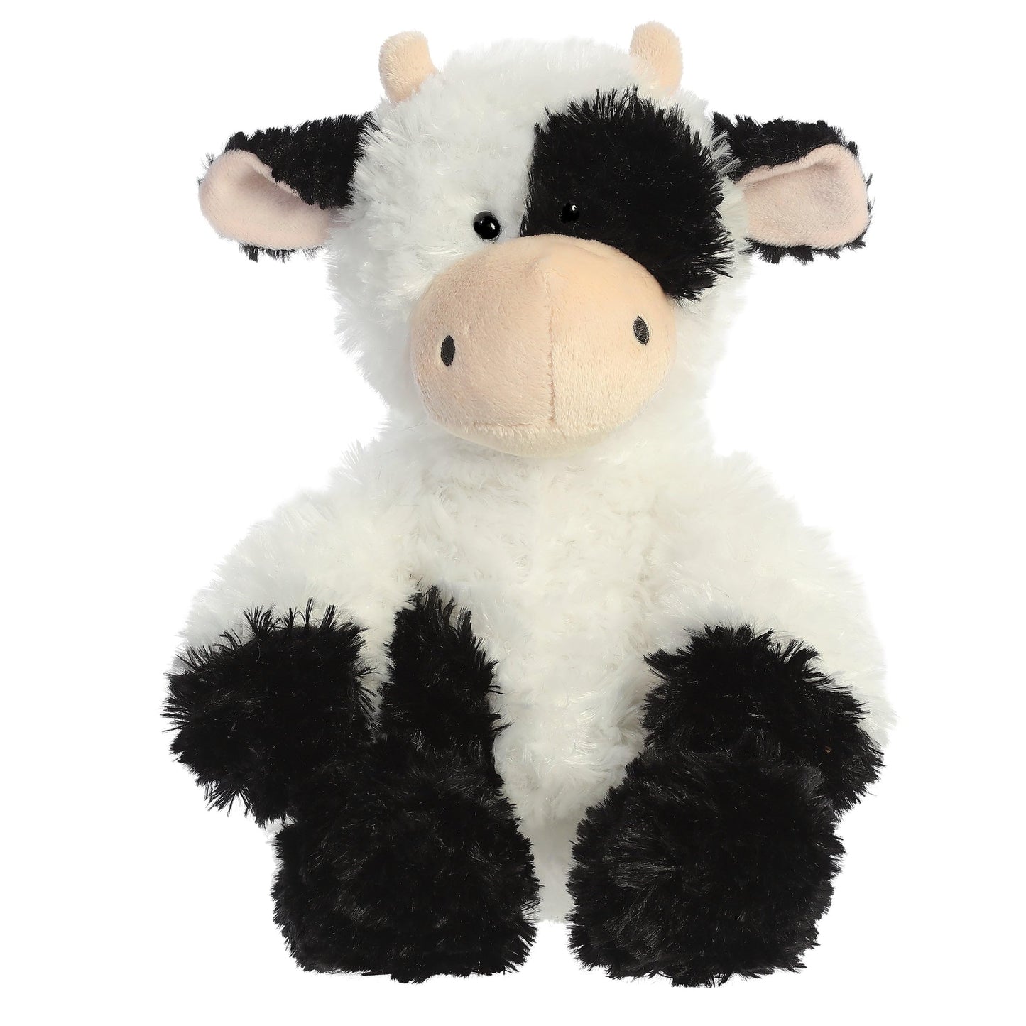 Aurora Snuggly Tubbie Wubbies Cow Plush 11-Inch — Soft, Cozy Comfort Toy