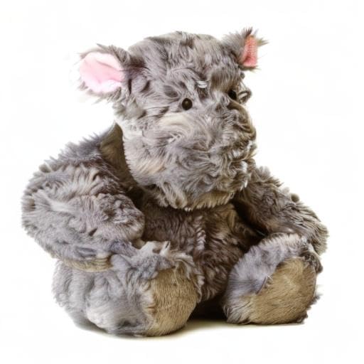 Aurora Snuggly Tubbie Wubbies Hippo Plush Toy – Gray, 12-Inch