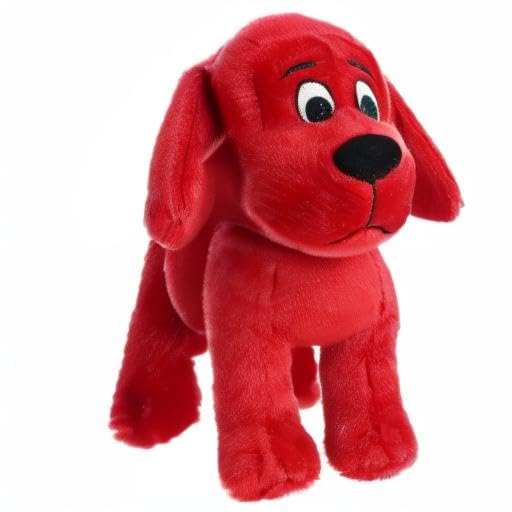 Aurora World 10'' Standing Red Dog Plush & Storybook Gift Set | Soft Toy + Bright Illustrated Book