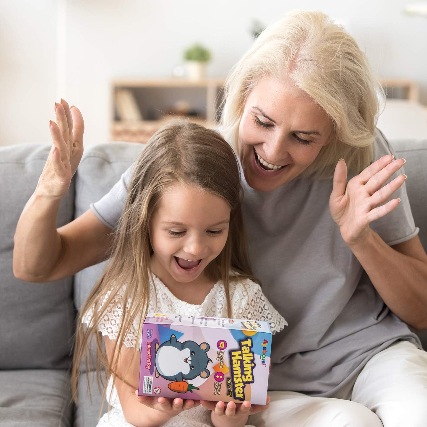 Ayeboovi Talking Hamster Repeats What You Say | Interactive Toy for Ages 2-7
