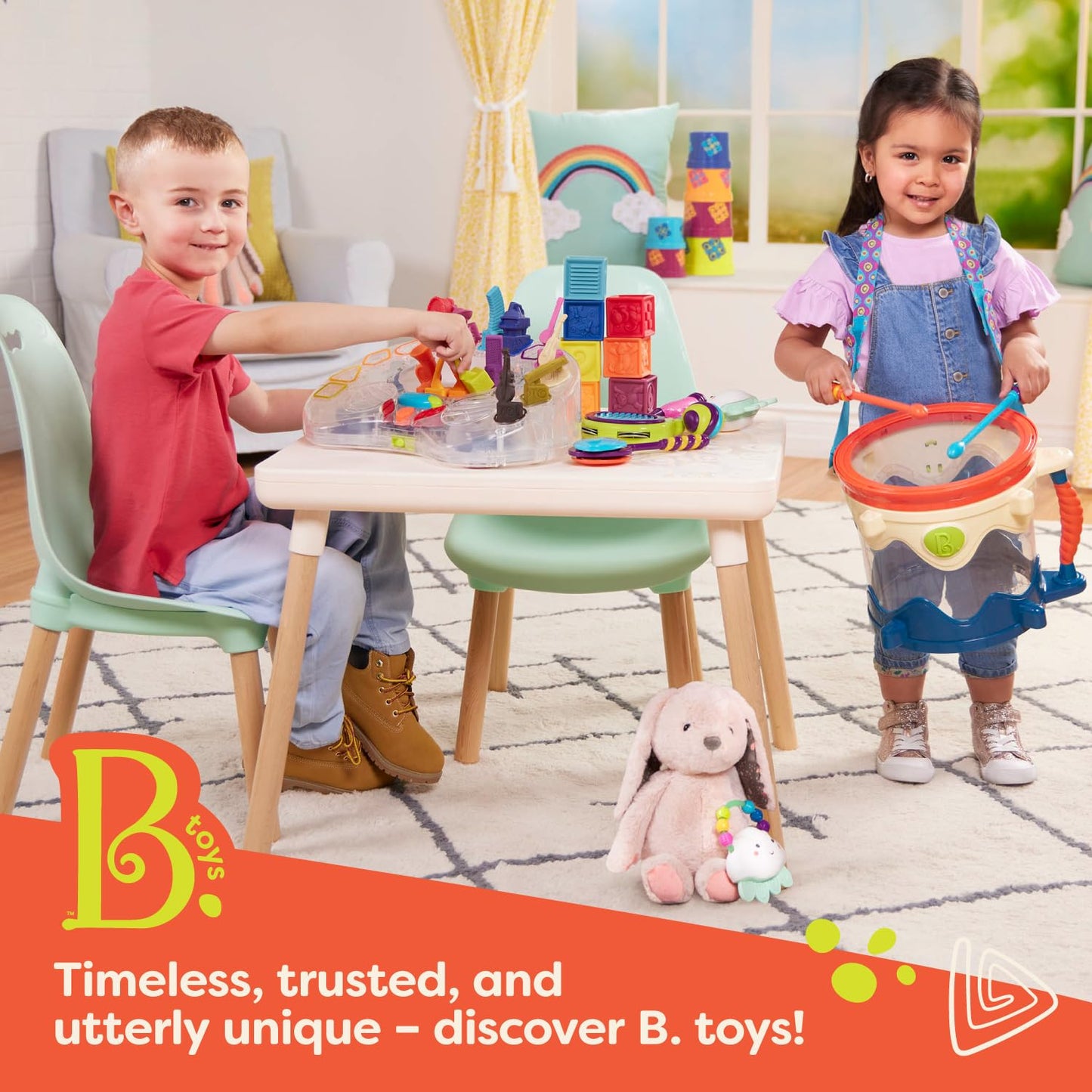 B. toys Alpha B. Tical – Wooden Alphabet Puzzle (26 Letters) for Toddlers