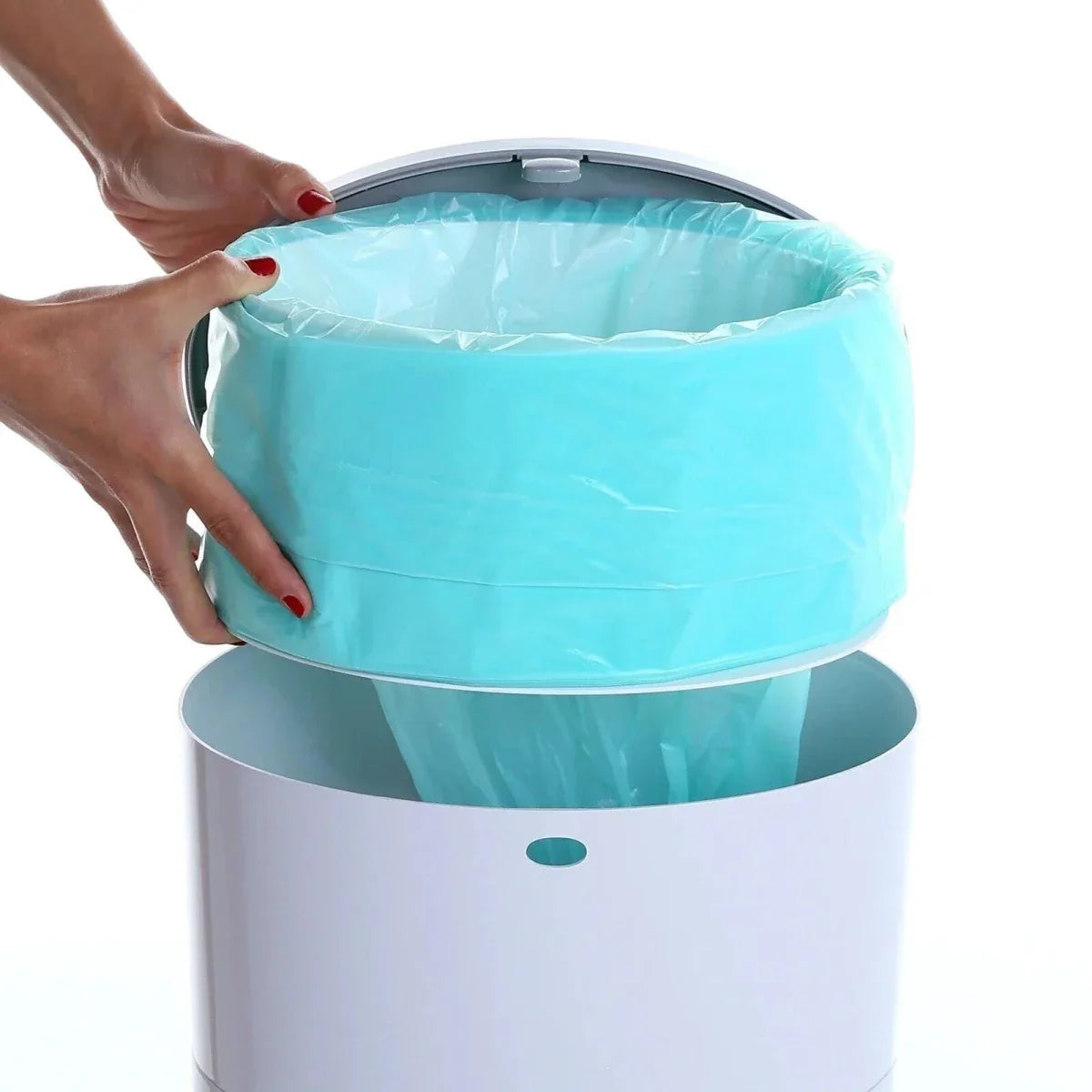 Korbell Nappy Bin - White