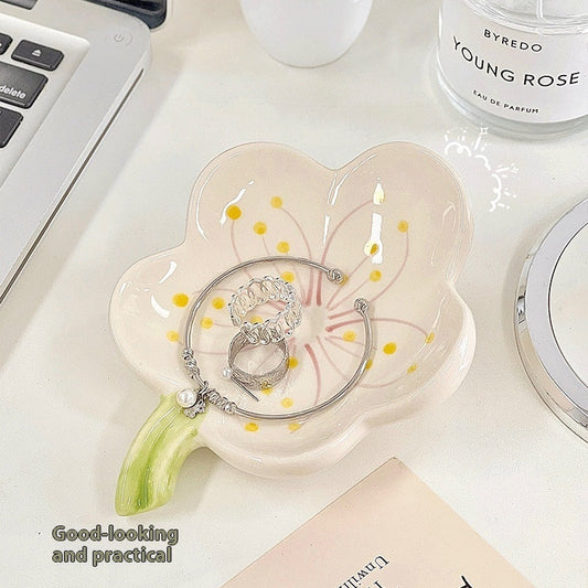 Cute Girl's Valentine's Day Birthday Gift Small Night Lamp Storage Box Tray