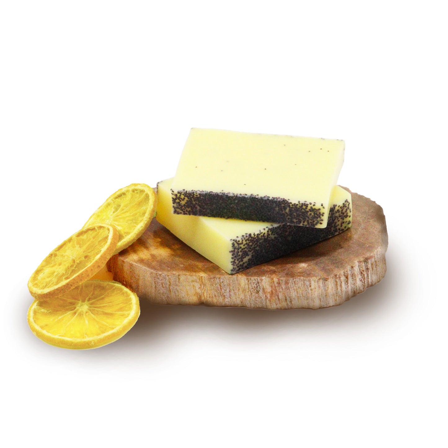 Lemon Poppy Soap Loaf