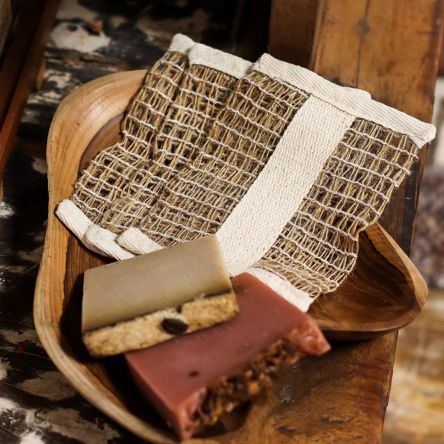 Soft Jute Soap Bag