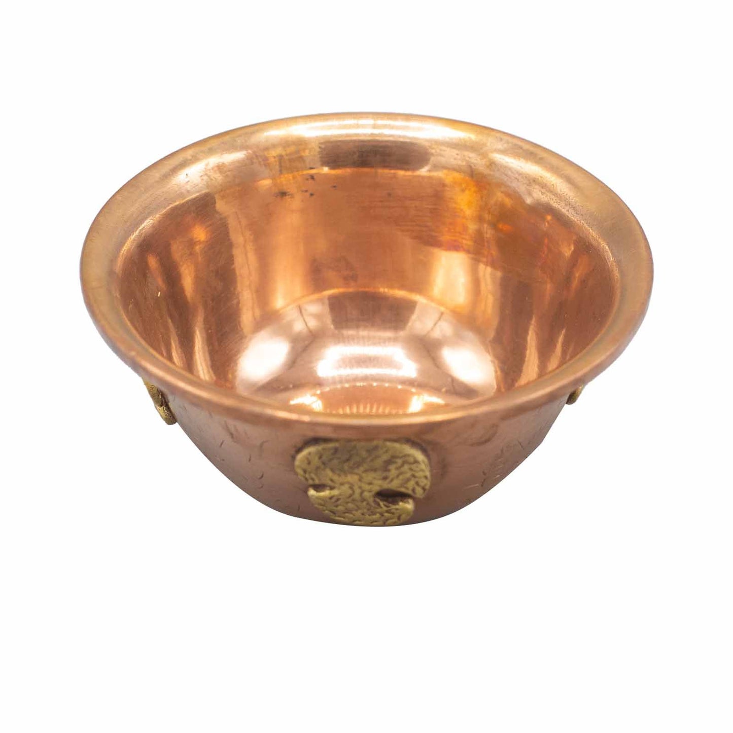 Copper Ritual Bowl with Tree of Life 12x5cm