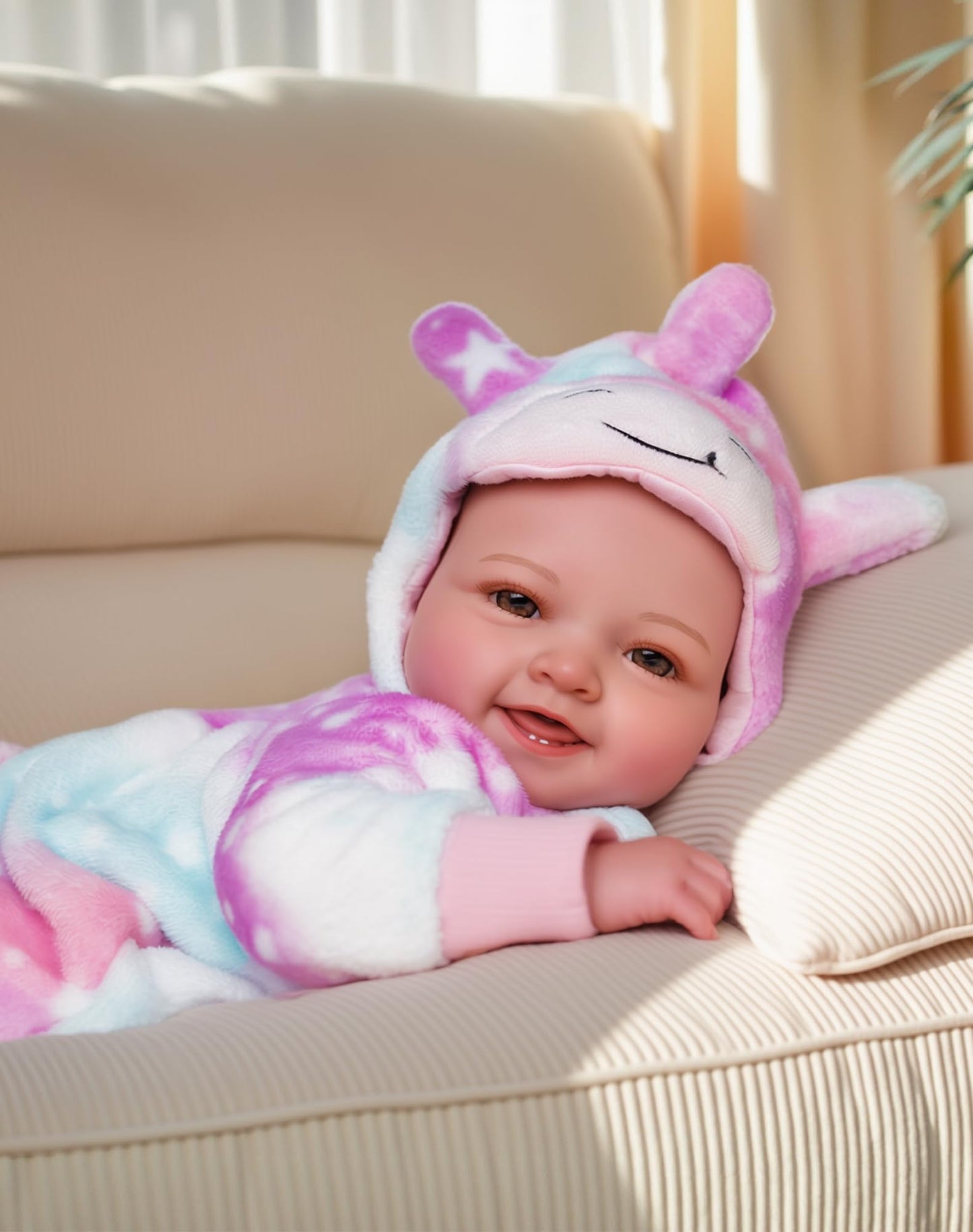 BABESIDE 17-Inch Realistic Soft-Body Baby Doll with Accessories | Gift for 3+