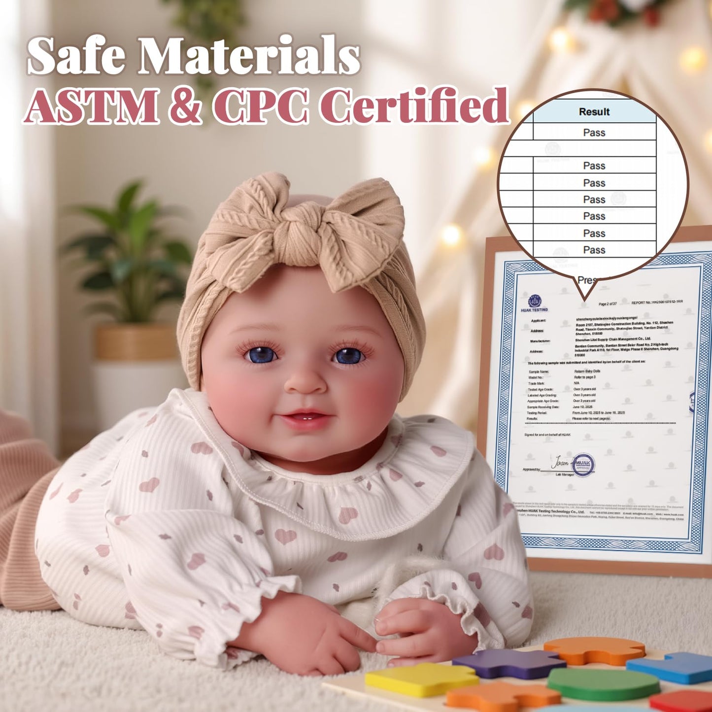 BABESIDE Tess 17-Inch Lifelike Reborn Baby Doll - Poseable, Soft Vinyl, Complete Accessories