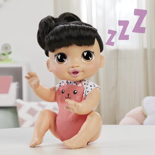 Baby Alive Crawl 'n Play Katie Kat Crawling Baby Doll – 10.75 in, 40+ Sounds