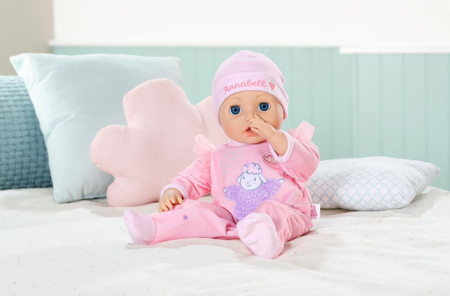 Baby Annabell Active Annabell 43 cm Doll – Realistic Movements, Yoga Play & Sleep Eyes