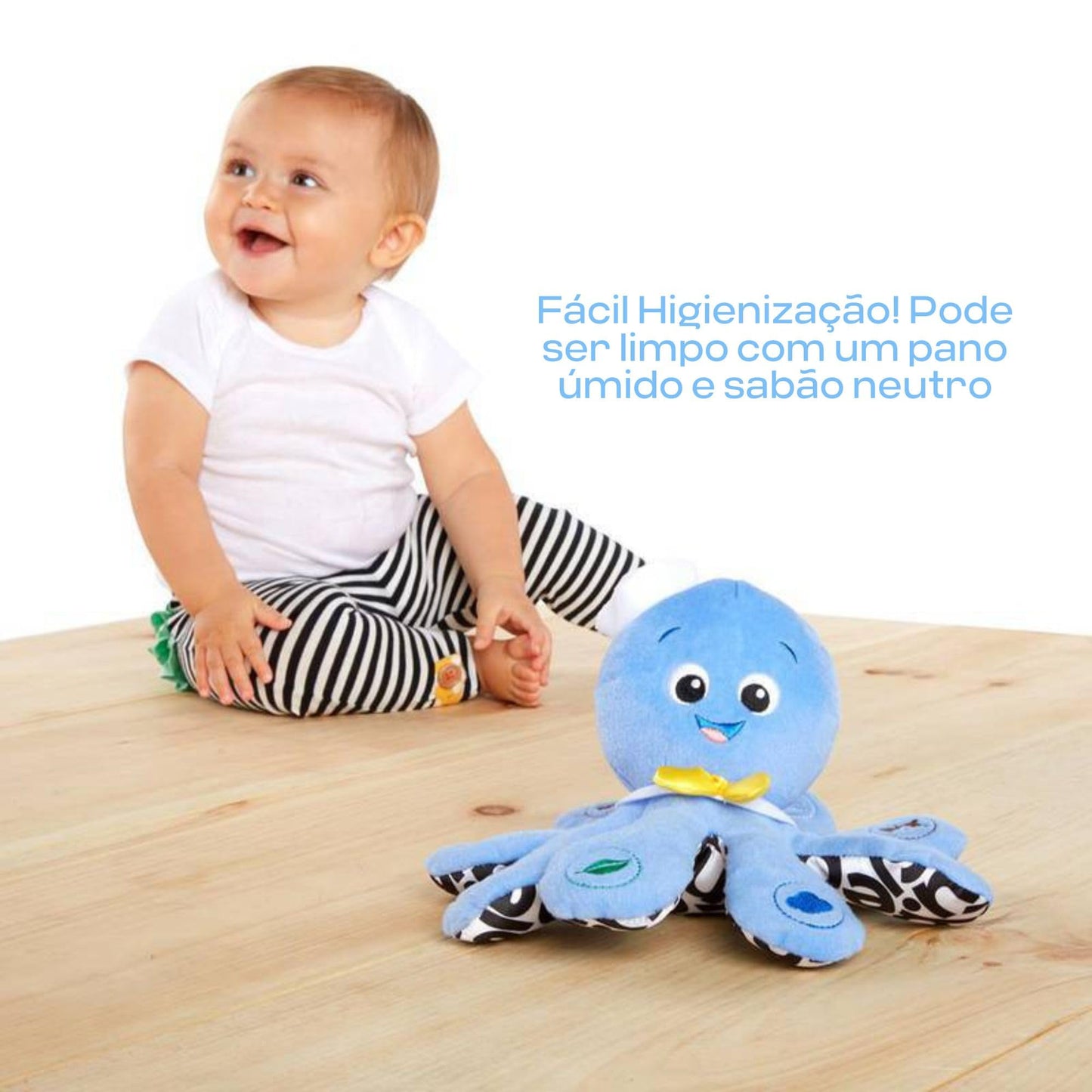 Baby Einstein Octoplush Musical Plush — Learn Colors in English, Spanish & French (11-inch)
