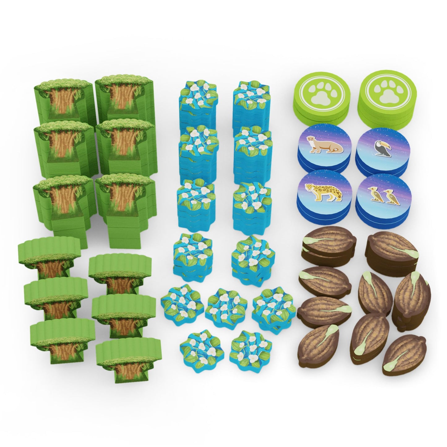 Life of The Amazonia Board Game by BAD COMET | Jungle Strategy for 1-4 Players (60-150 min)