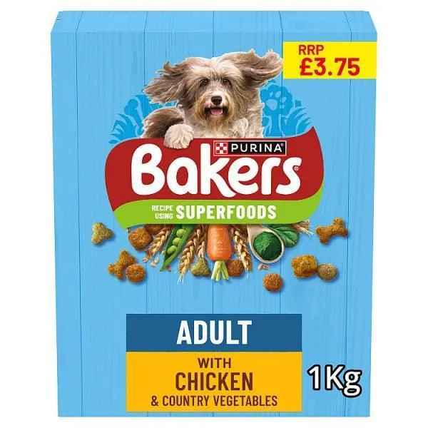 Bakers Adult with Tasty Chicken & Country Vegetables 1kg (Case of 5)