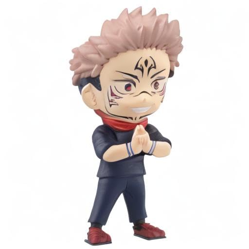 Bandai Namco Jujutsu Kaisen Adverge Figure Box Set C – Yuji Itadori, Kento Nanami, Ryomen Sukuna, Jogo